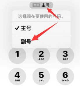 诸暨苹果14维修店分享iPhone 14 Pro Max使用副卡打电话的方法 